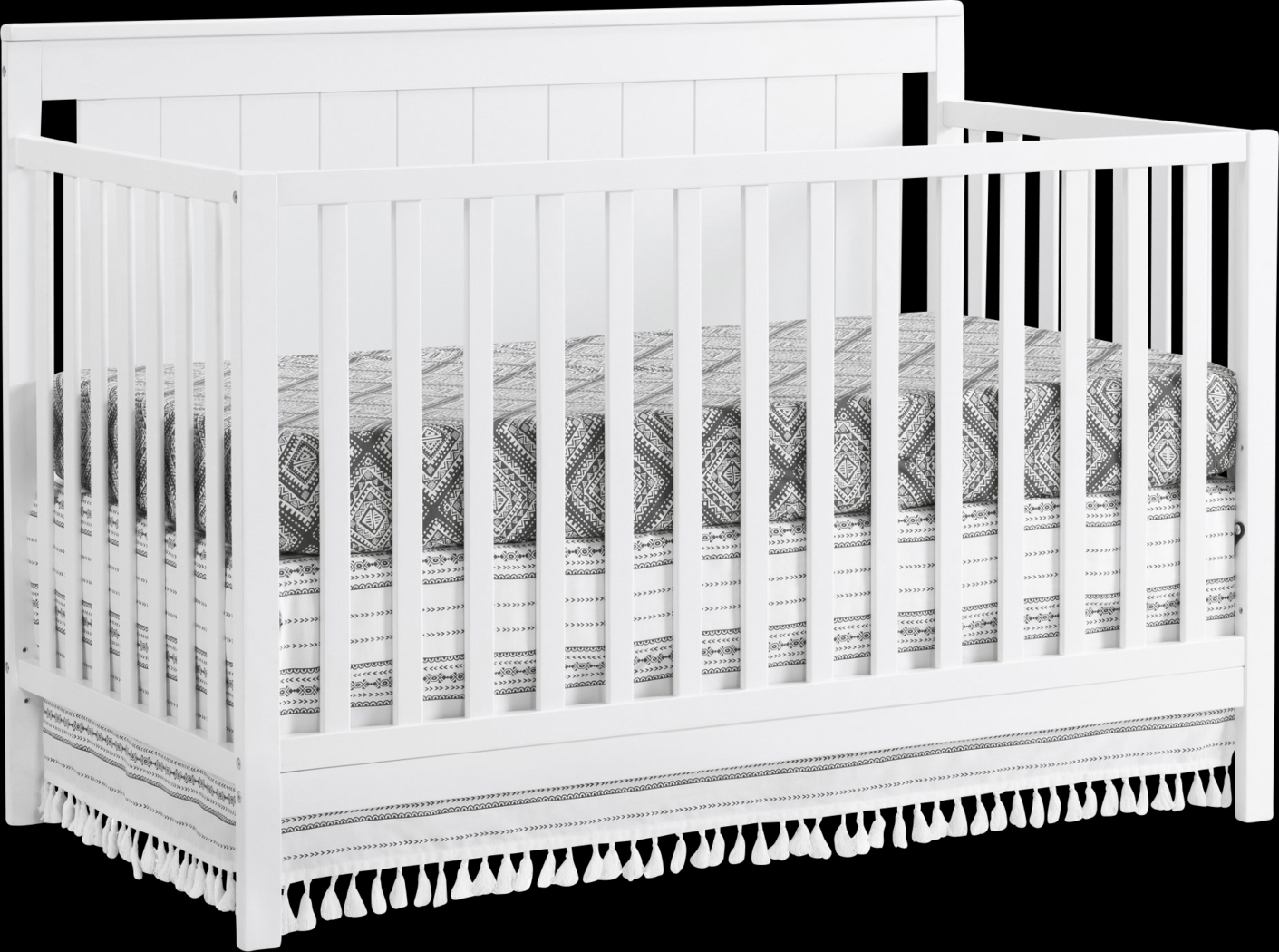 Norian White Convertible Crib - Thumbnail - Image 1