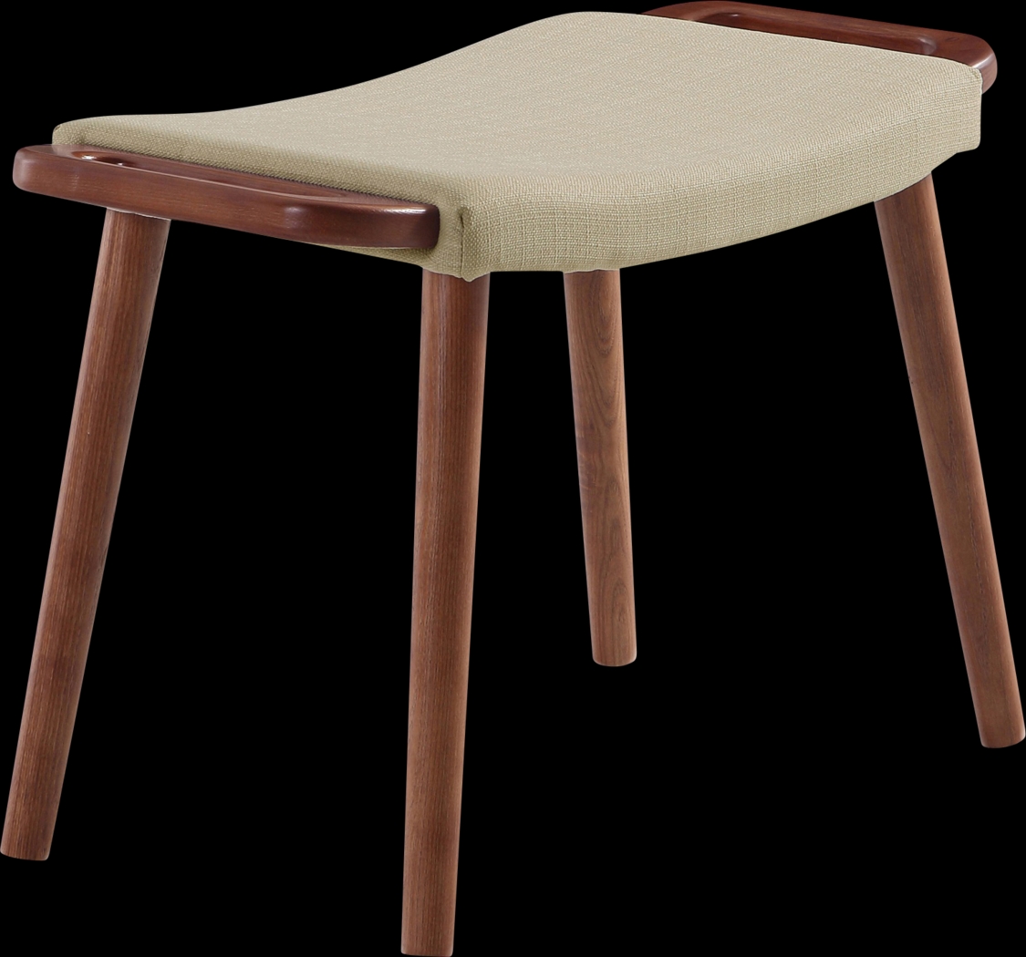 Noriton Beige Accent Ottoman - Thumbnail - Image 1