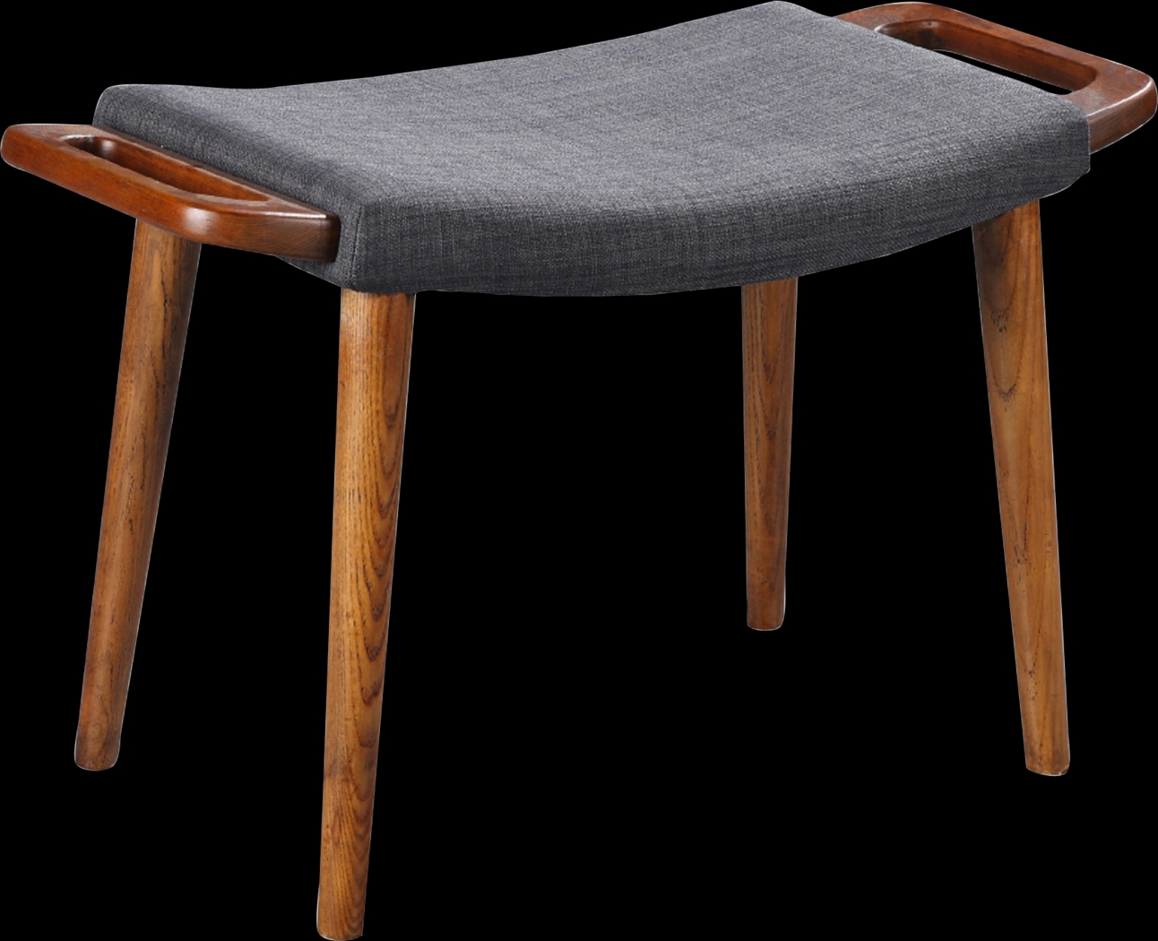 Noriton Charcoal Accent Ottoman - Thumbnail - Image 1