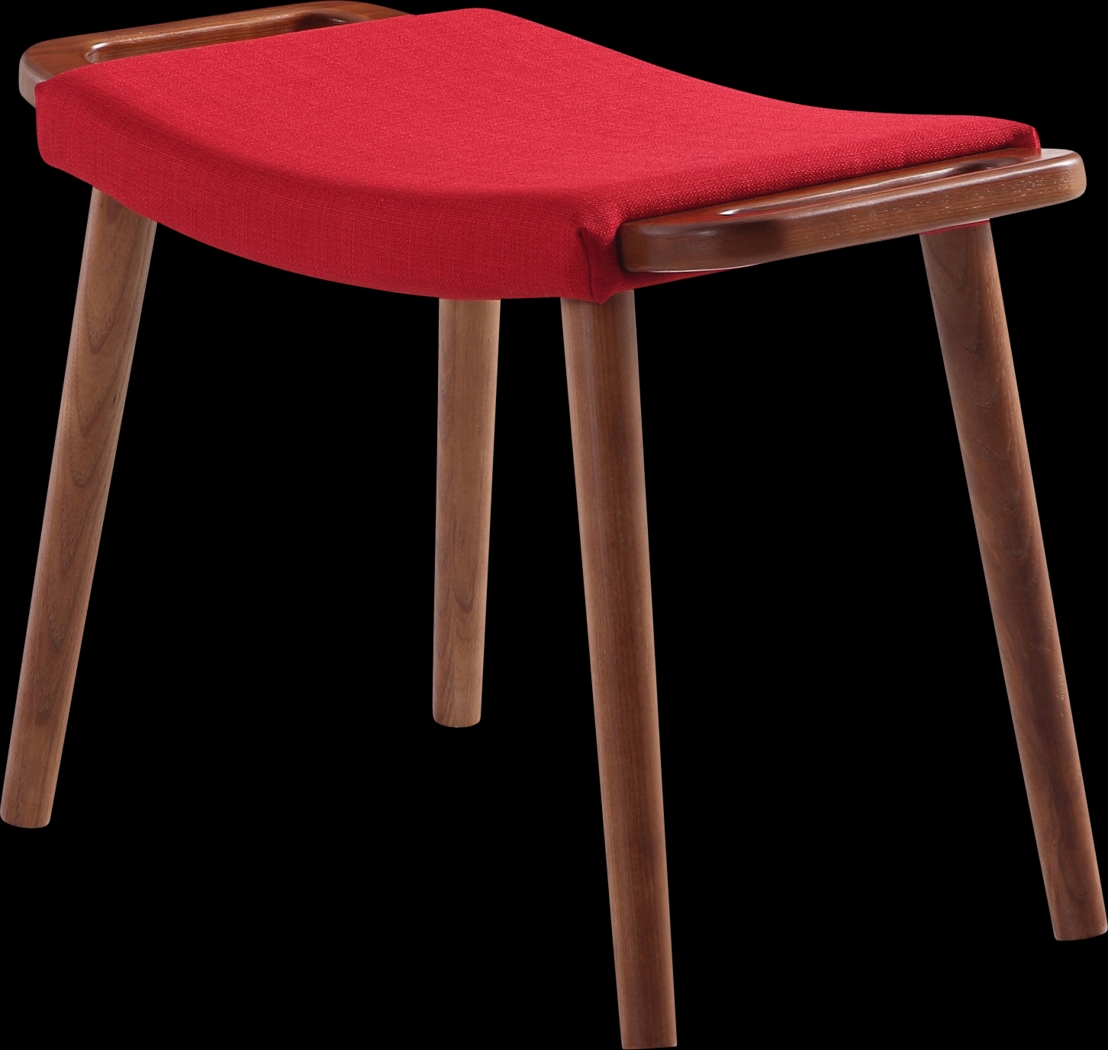 Noriton Red Accent Ottoman - Thumbnail - Image 3