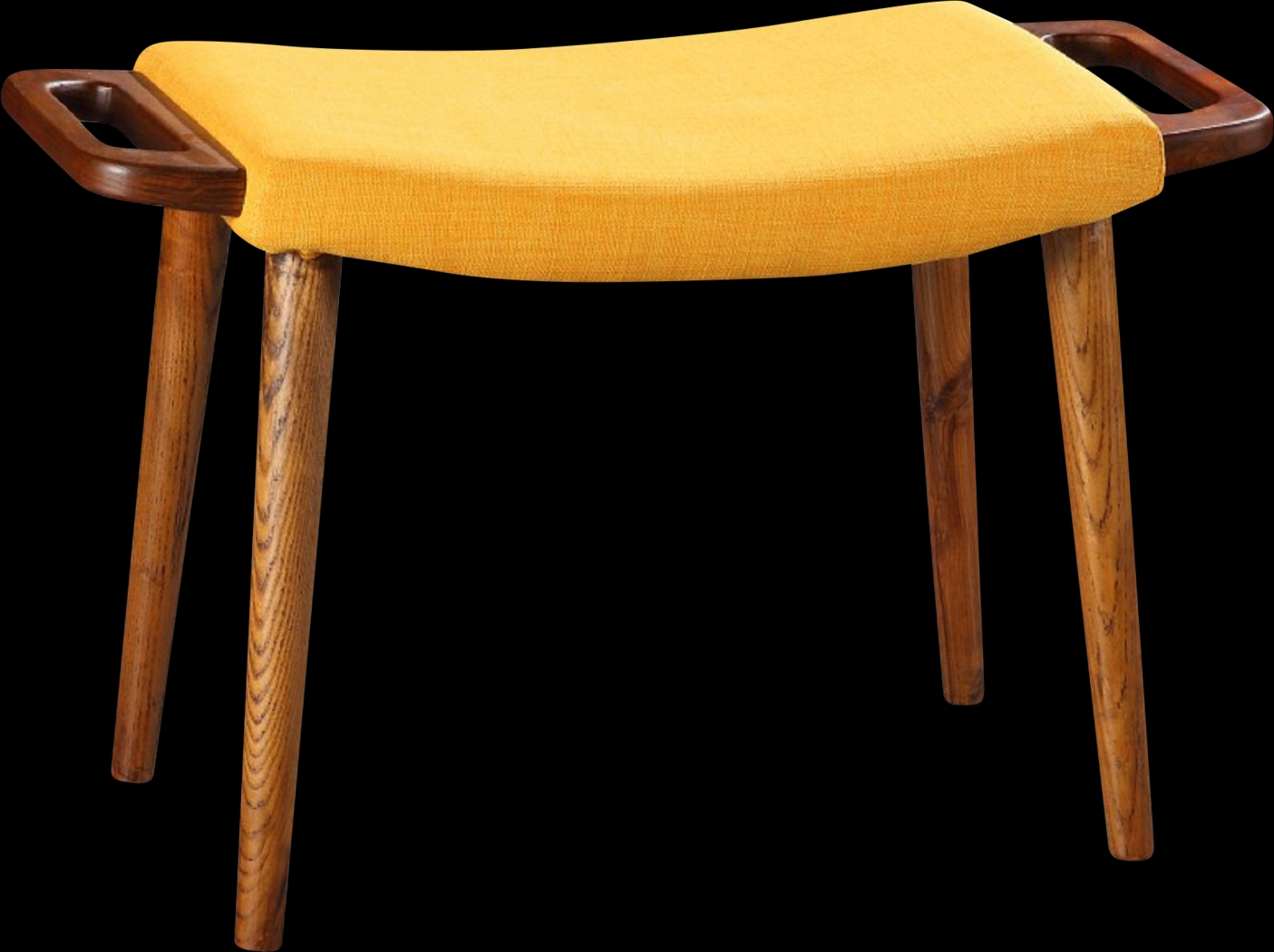 Noriton Yellow Accent Ottoman - Thumbnail - Image 1