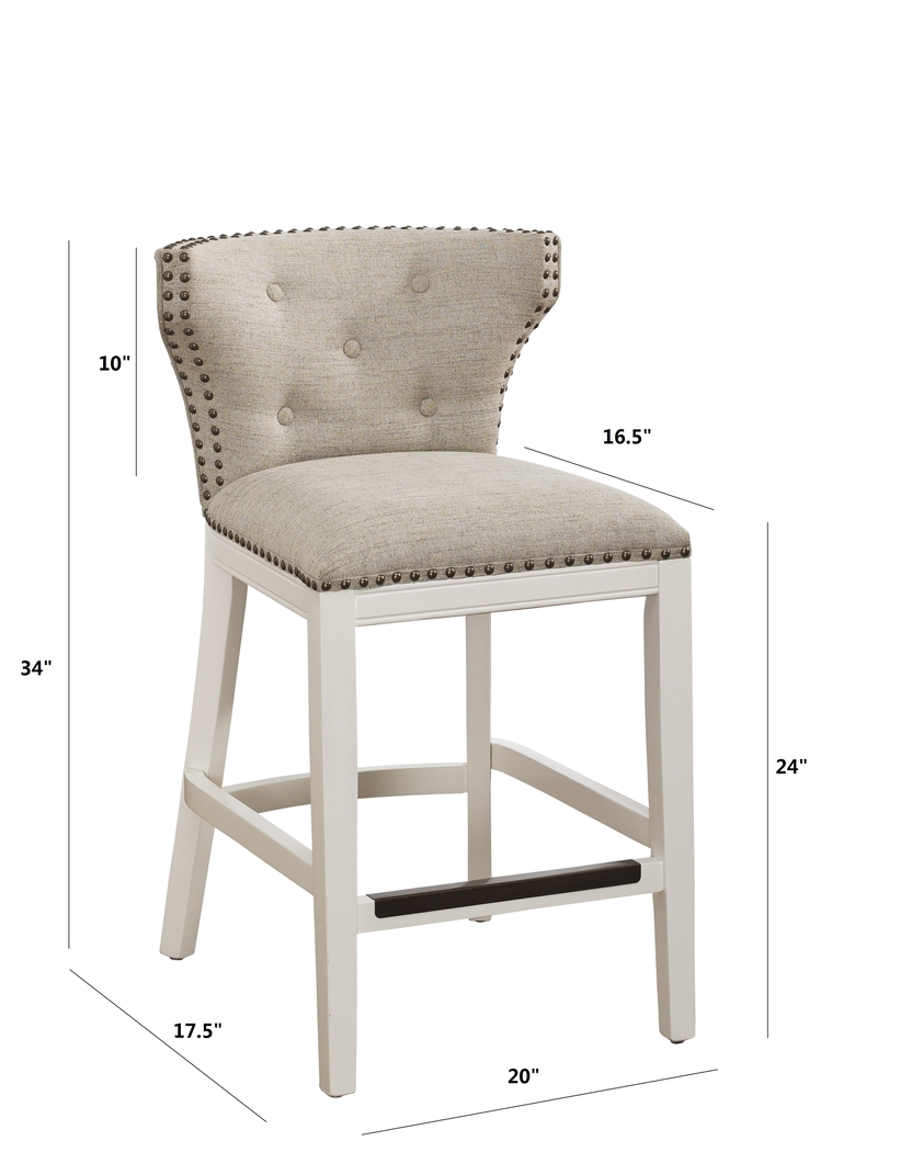 Noriwood Beige Counter Stool - Thumbnail - Image 6