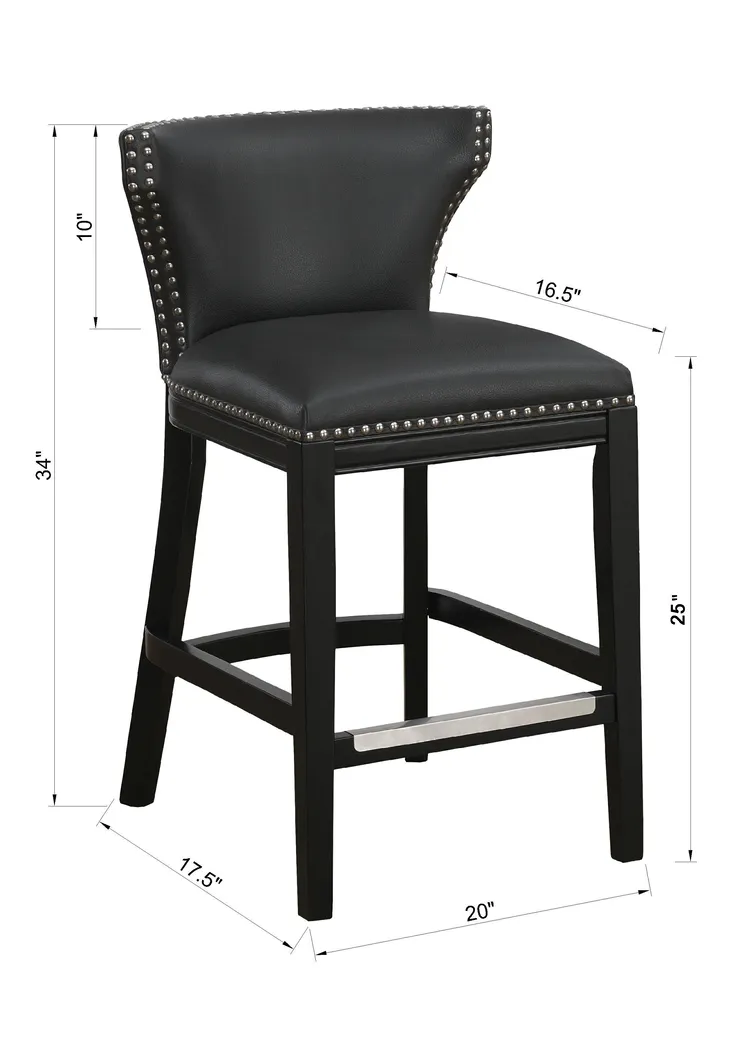 Noriwood Gray Counter Stool - Thumbnail - Image 6