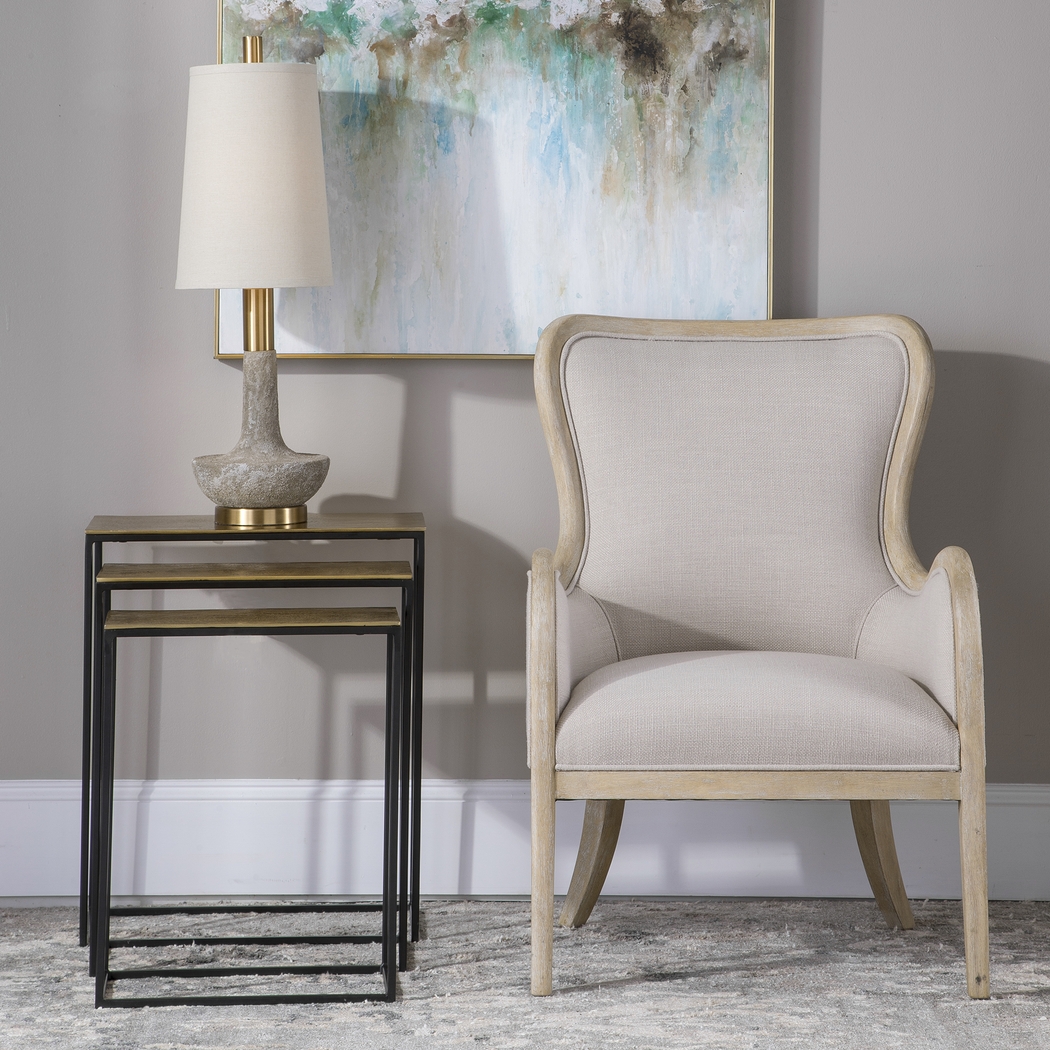 Norlake Brown Nesting Tables, Set of 3 - Thumbnail - Image 4