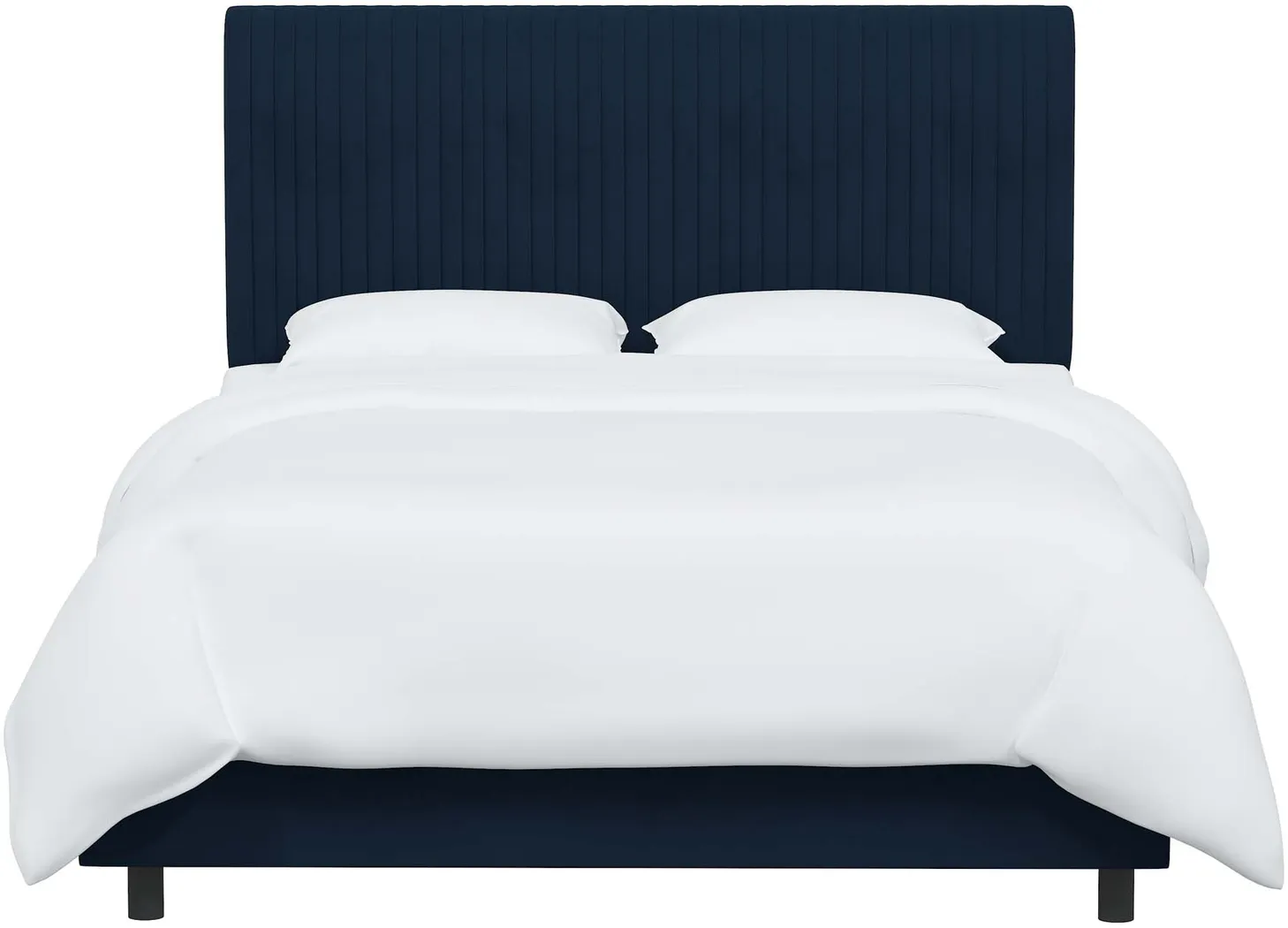 Norlana Dark Blue Queen Bed - Thumbnail - Image 2