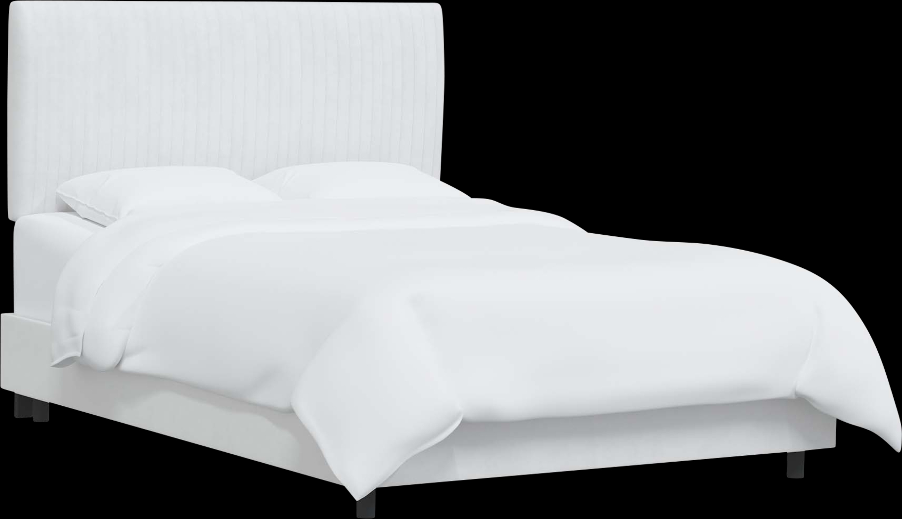 Norlana White Twin Bed - Thumbnail - Image 1