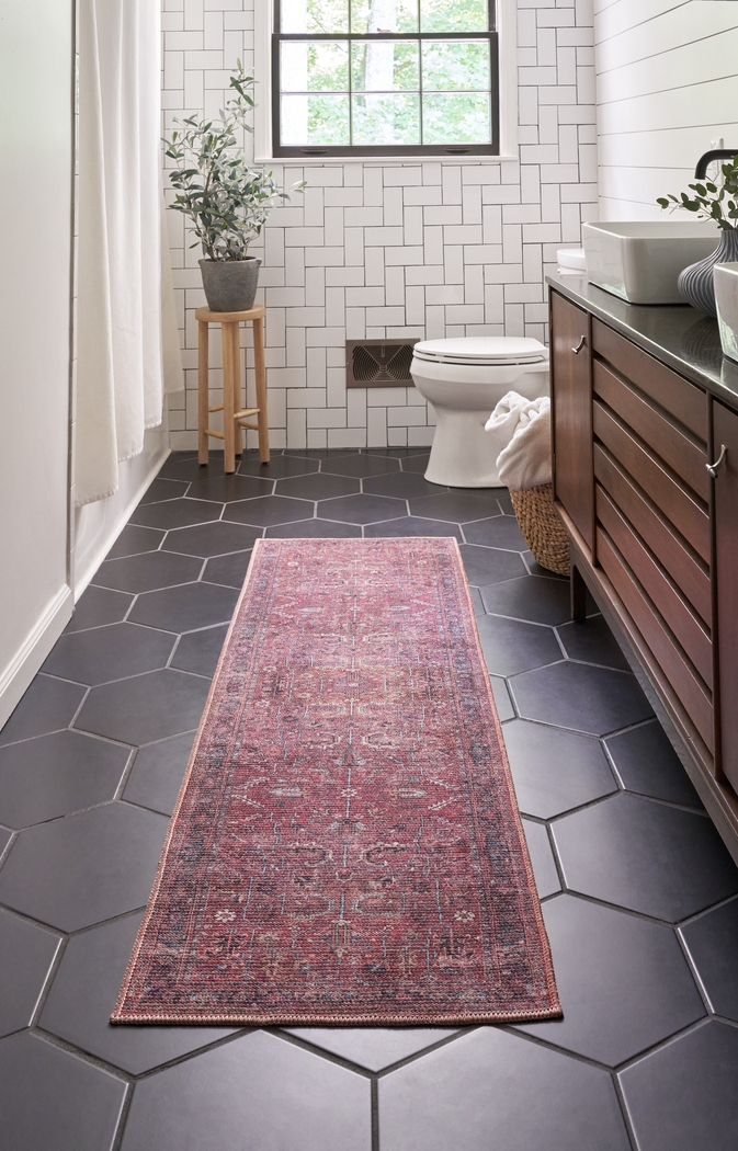 Norlena Brick 2' x 6' Runner Rug - Thumbnail - Image 5