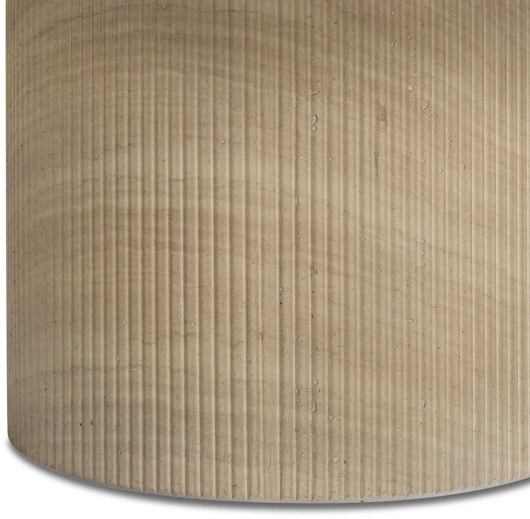 Norma Natural Round Cocktail Table - Thumbnail - Image 3