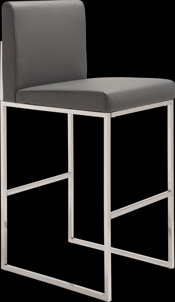 Norte Gray Barstool - Thumbnail - Image 1