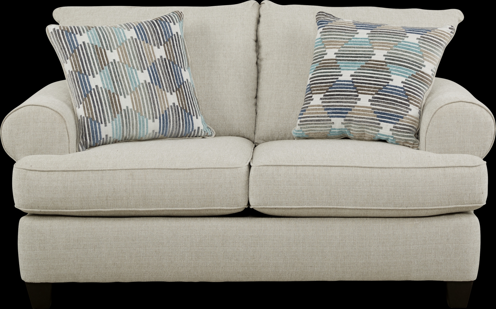 North Bay Linen Loveseat - Thumbnail - Image 1