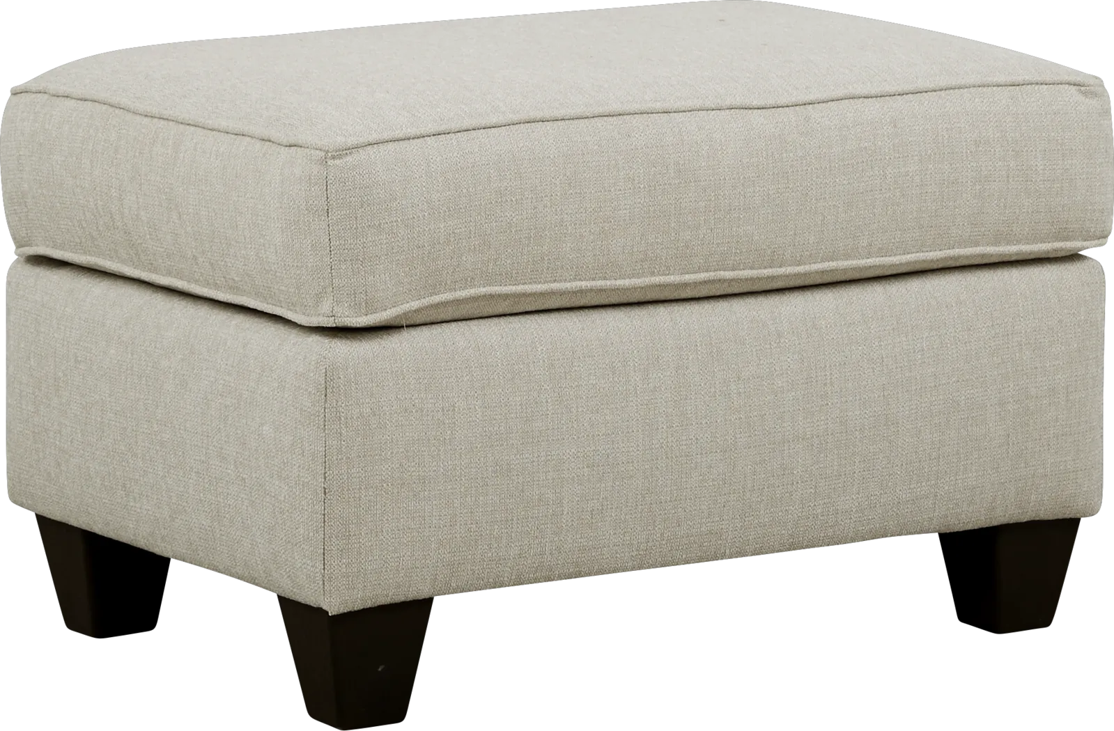 North Bay Linen Ottoman - Thumbnail - Image 1
