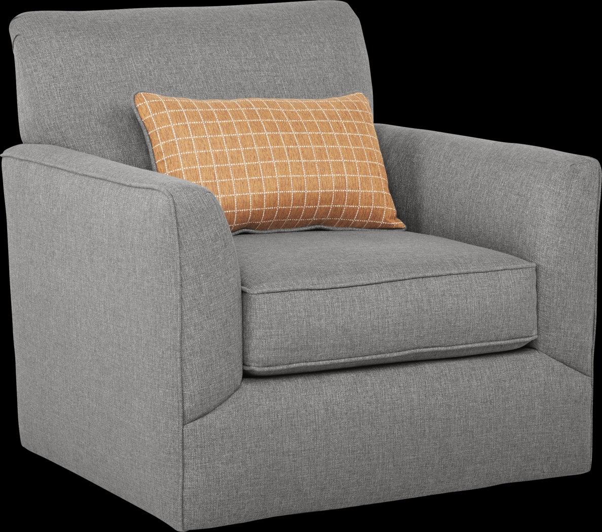 North Cape Gray Swivel Chair - Thumbnail - Image 1