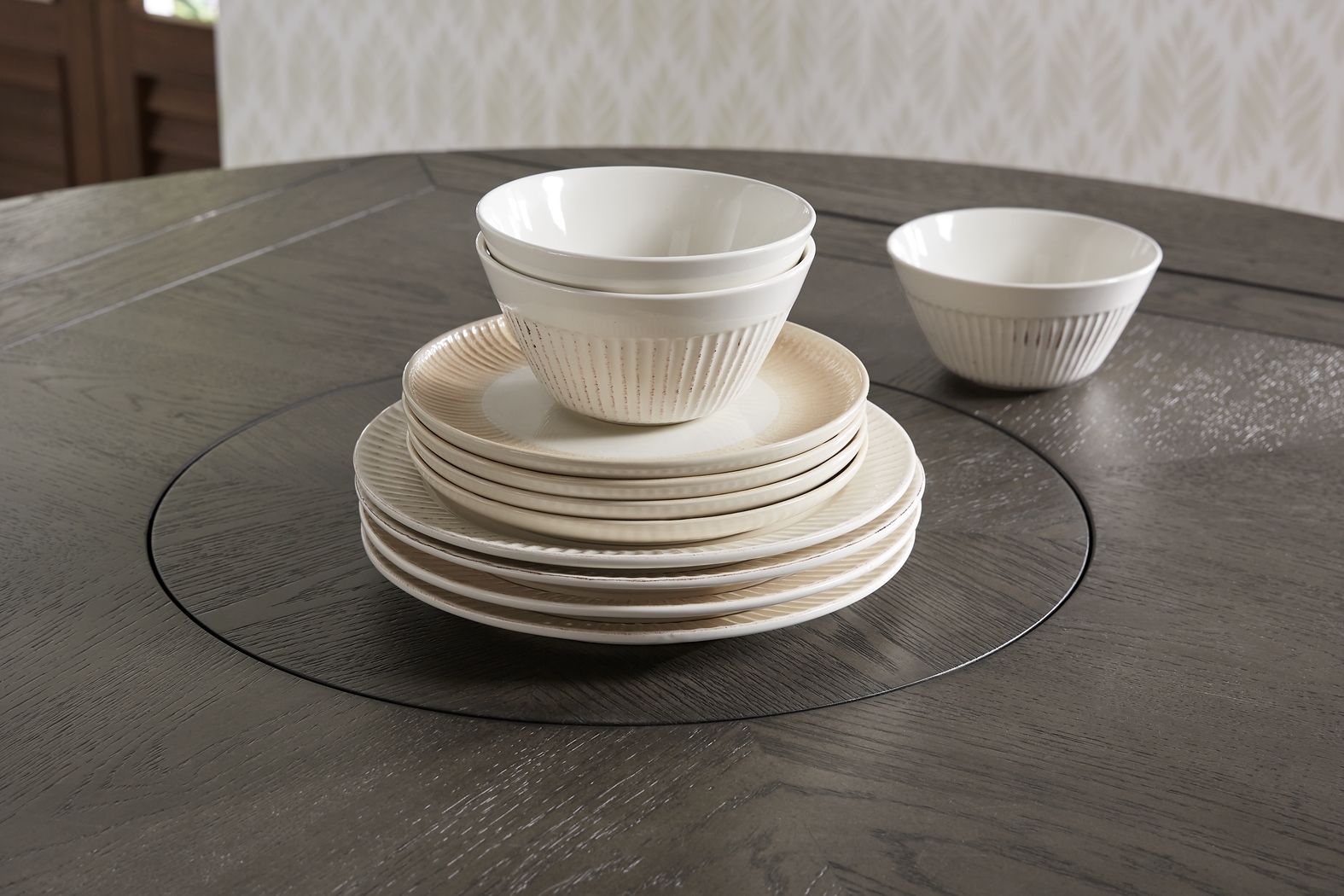 North Fork Gray 5 Pc Counter Height Drop Leaf Dining Room - Thumbnail - Image 5