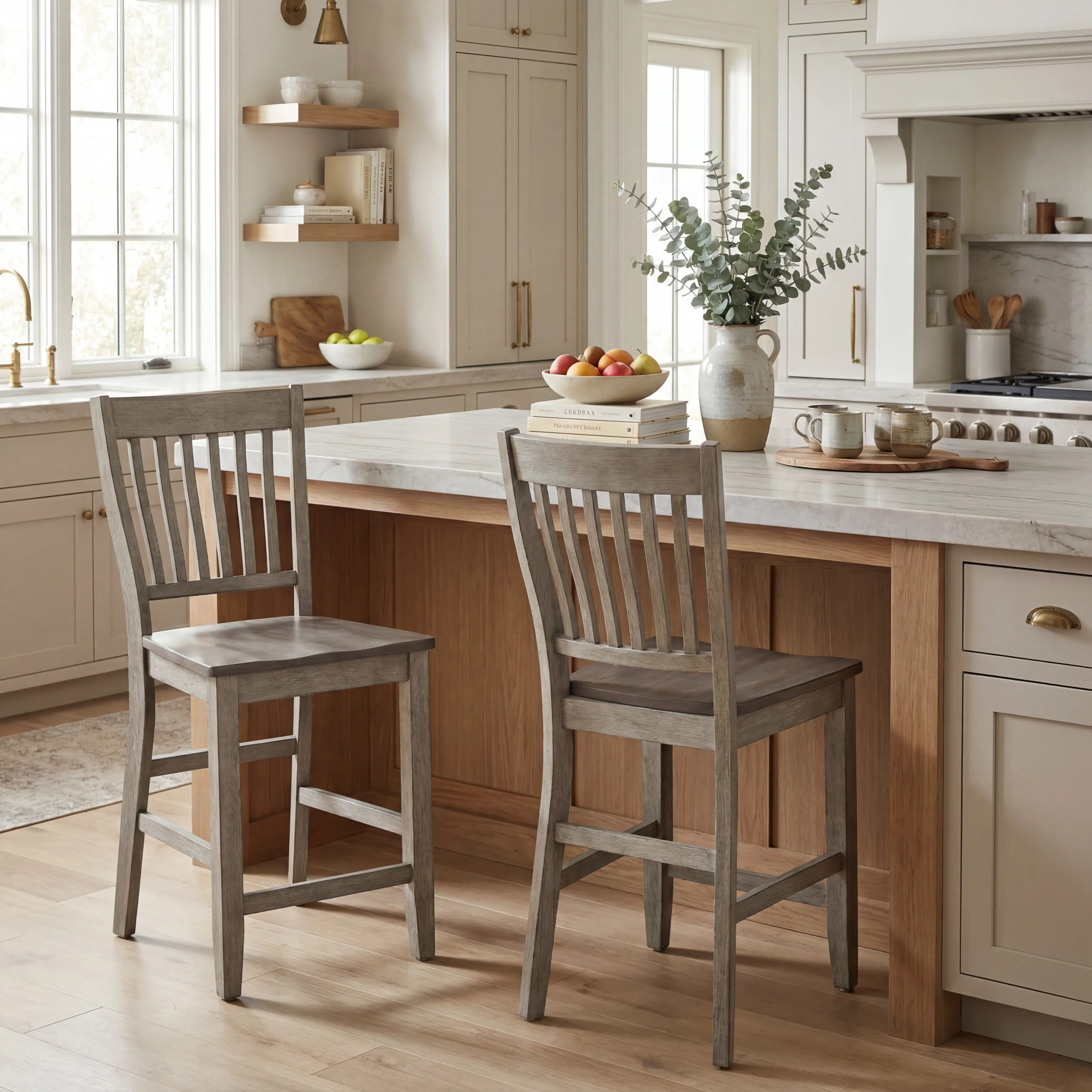 North Fork Gray 5 Pc Counter Height Drop Leaf Dining Room - Thumbnail - Image 9