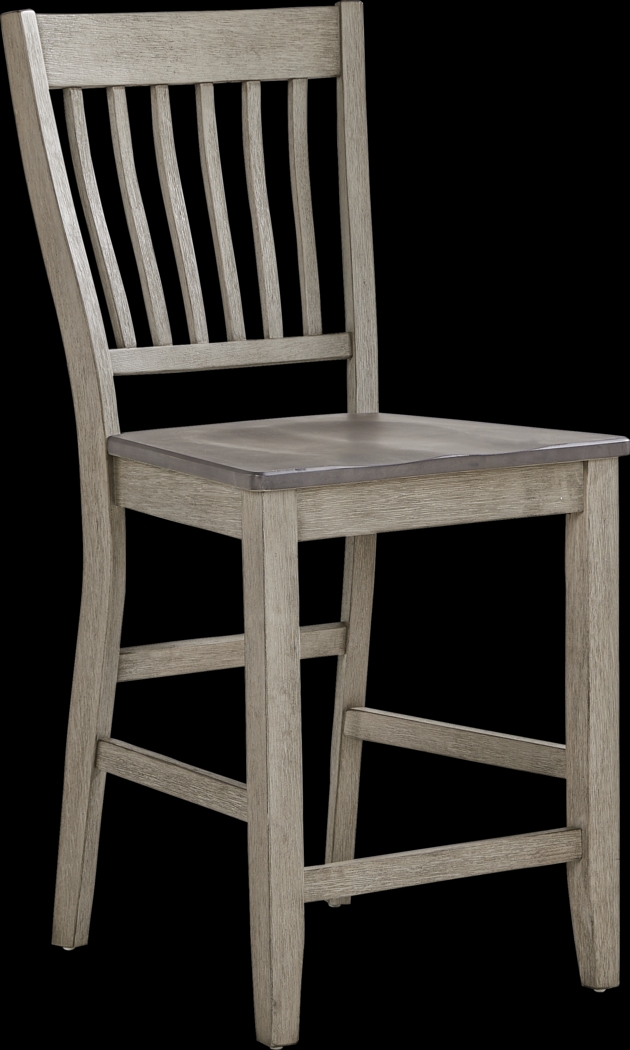 North Fork Gray Counter Height Stool - Thumbnail - Image 1