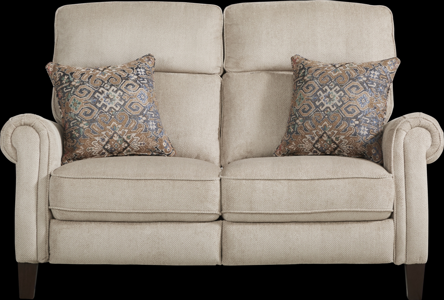 North River Beige 5 Pc Dual Power Reclining Living Room - Thumbnail - Image 4