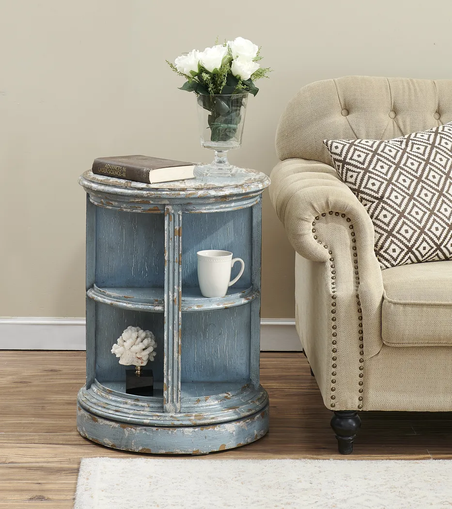 Northam Blue Accent Table - Thumbnail - Image 3