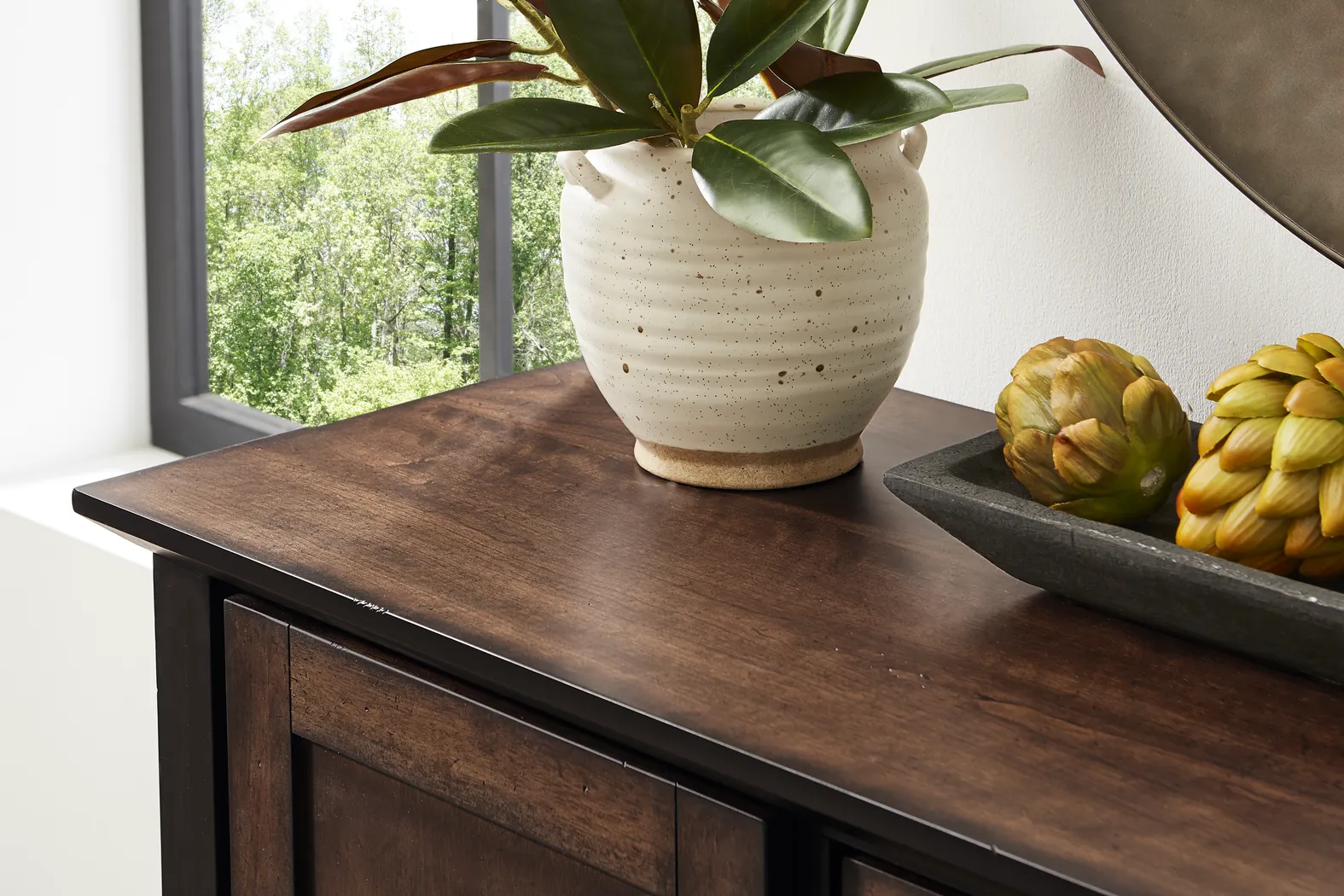 Northbrook Brown Cherry Finish Server - Image 7