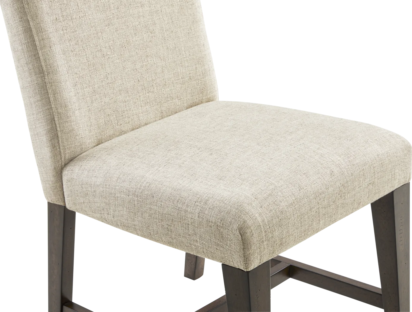 Northbrook Brown Cherry Finish Upholstered Side Chair - Thumbnail - Image 4