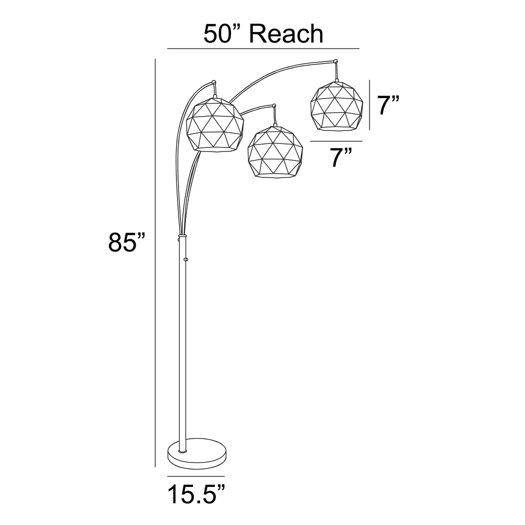 Northlawn Estates Silver Floor Lamp - Thumbnail - Image 4