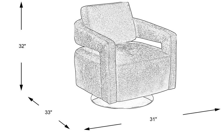 Dimension Image. Please refer to the Dimension Tab on this page for dimension details.