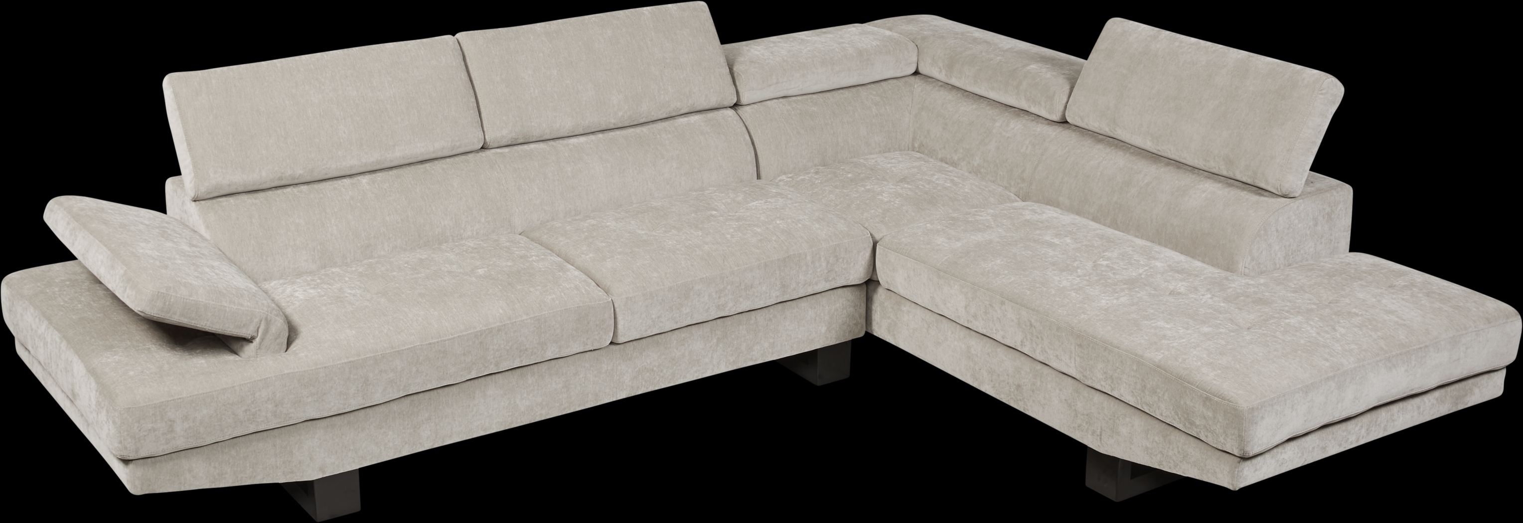 Northside Platinum 3 Pc Sectional Living Room - Thumbnail - Image 3