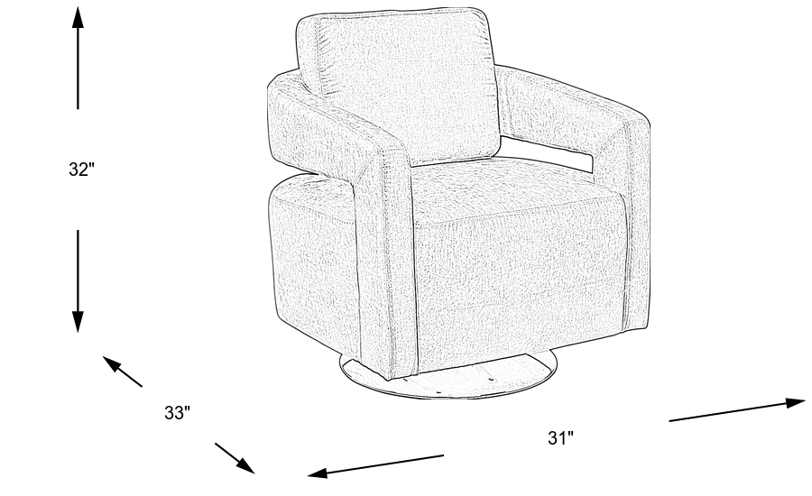 Dimension Image. Please refer to the Dimension Tab on this page for dimension details.