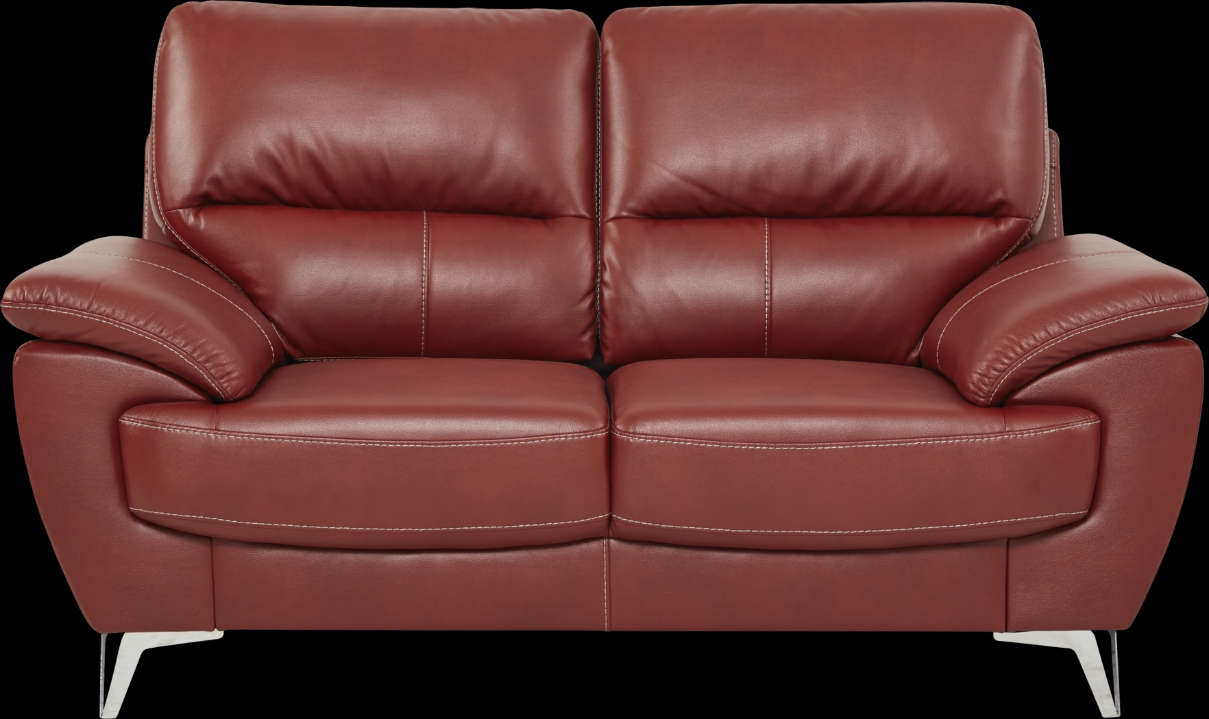 Northway Red Loveseat - Thumbnail - Image 1