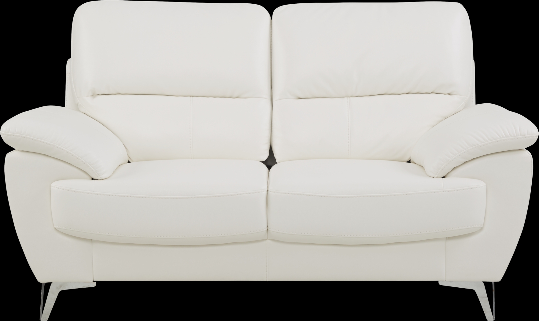 Northway White Loveseat - Thumbnail - Image 1