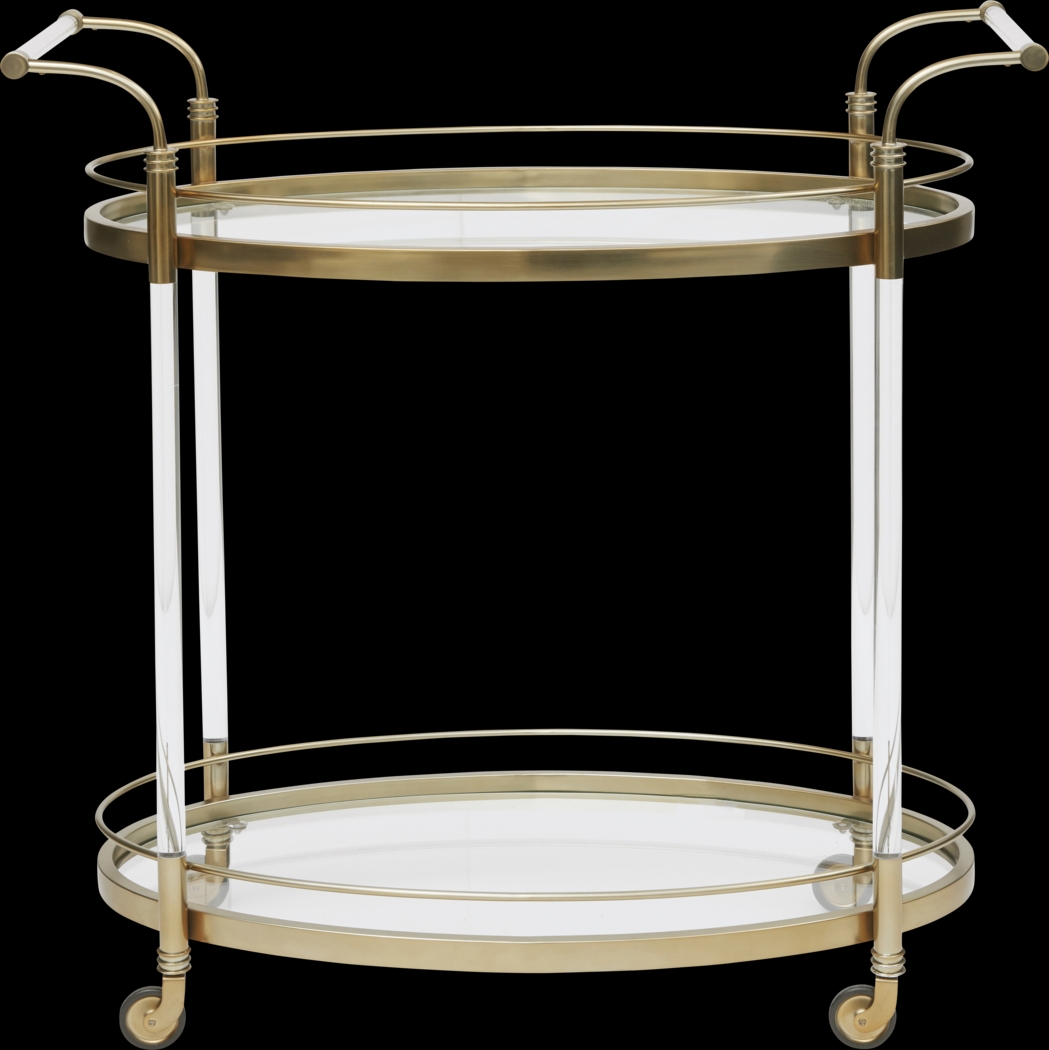 Northwick Gold Bar Cart - Thumbnail - Image 2