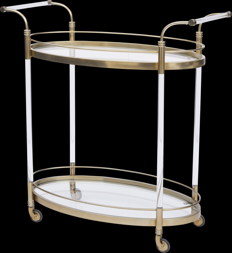 Northwick Gold Bar Cart - Thumbnail - Image 3