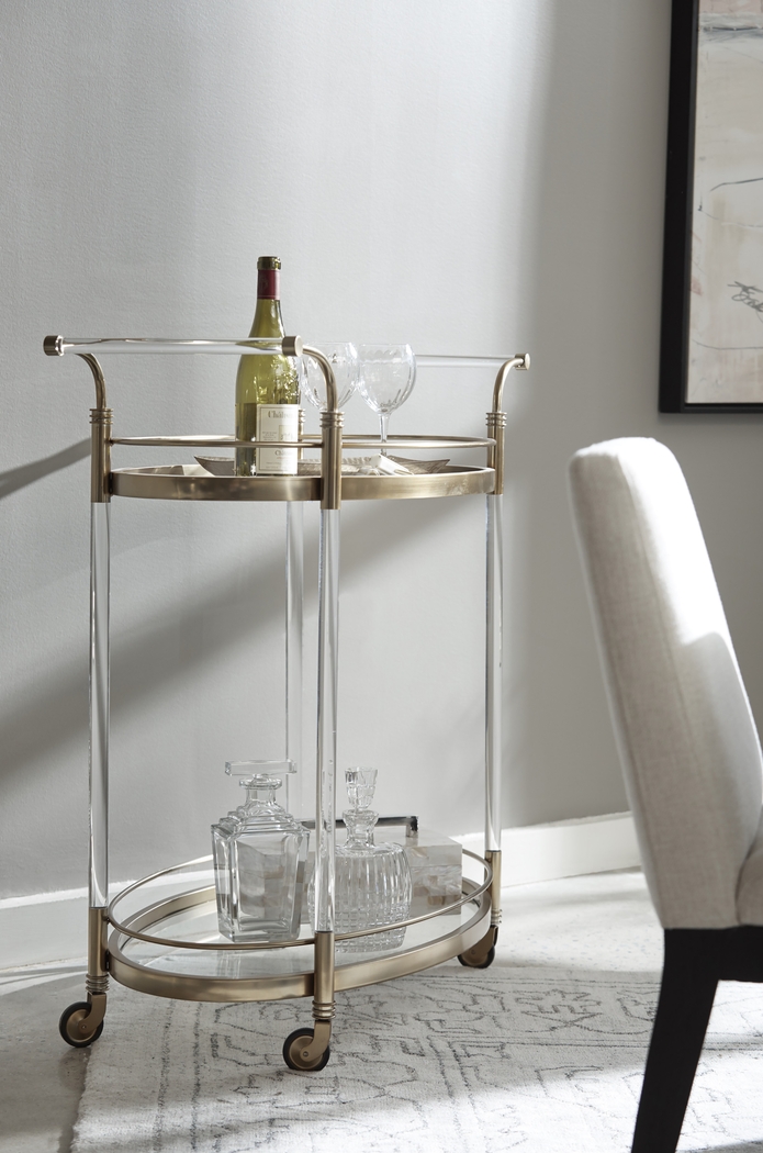 Northwick Gold Bar Cart - Thumbnail - Image 5