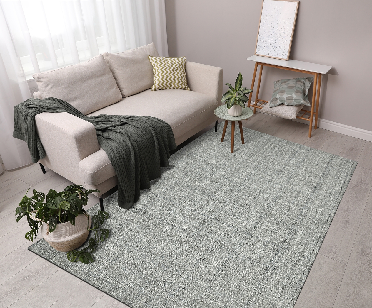 Northwind Light Blue 5' x 7'6 Rug - Thumbnail - Image 2