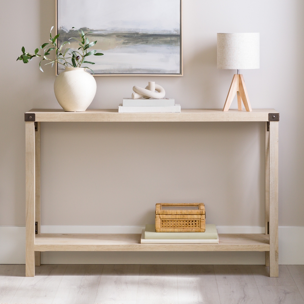 Northwinds White Oak Sofa Table - Thumbnail - Image 4