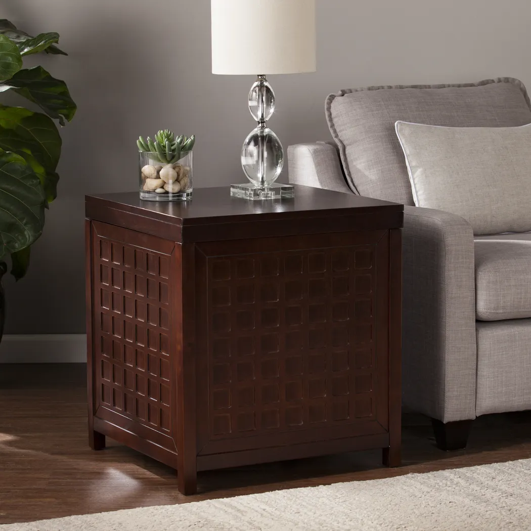Norvell Espresso End Table - Thumbnail - Image 2