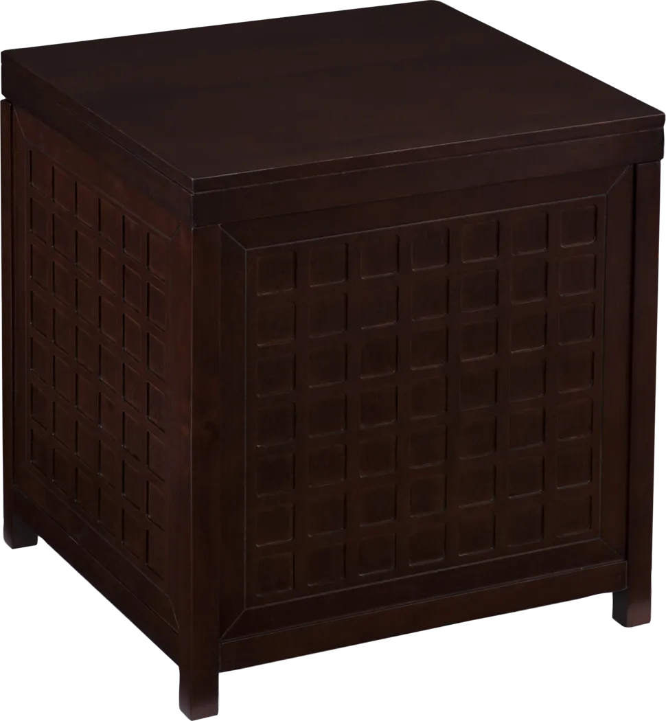 Norvell Espresso End Table - Thumbnail - Image 1