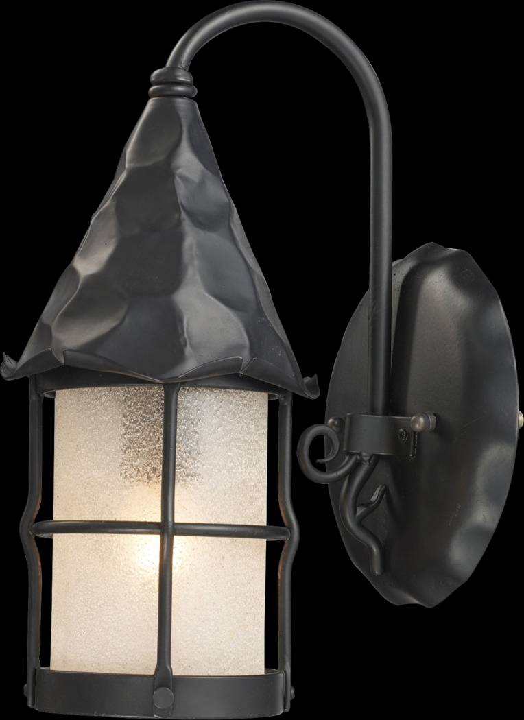 Norview Black Outdoor Wall Sconce - Thumbnail - Image 1