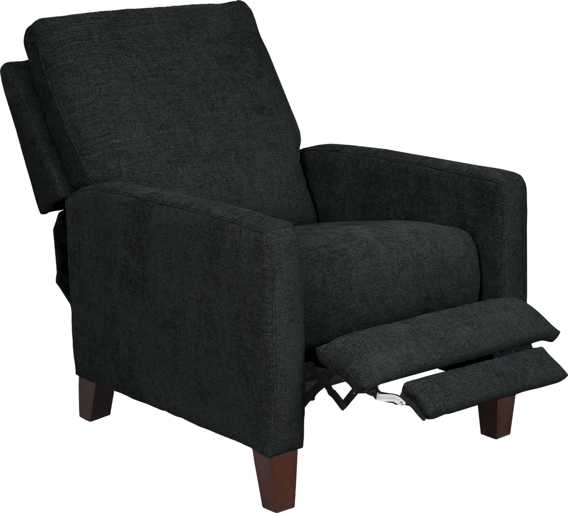 Norwich Black Push Back Recliner - Thumbnail - Image 1