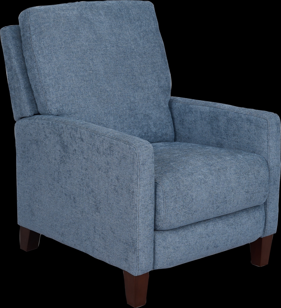 Norwich Chambray Push Back Recliner - Thumbnail - Image 3