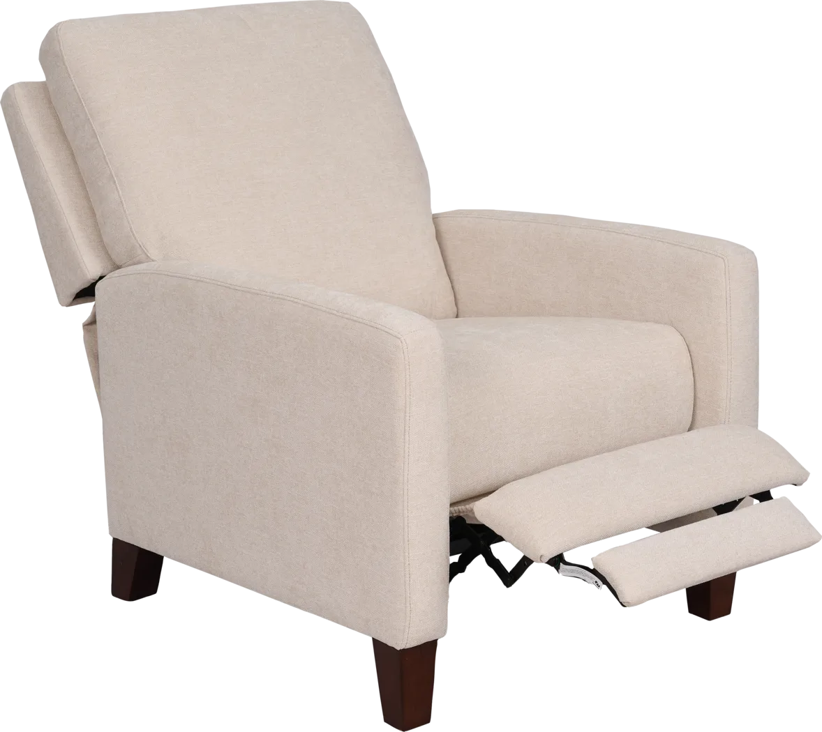 Norwich Sand Push Back Recliner - Thumbnail - Image 1