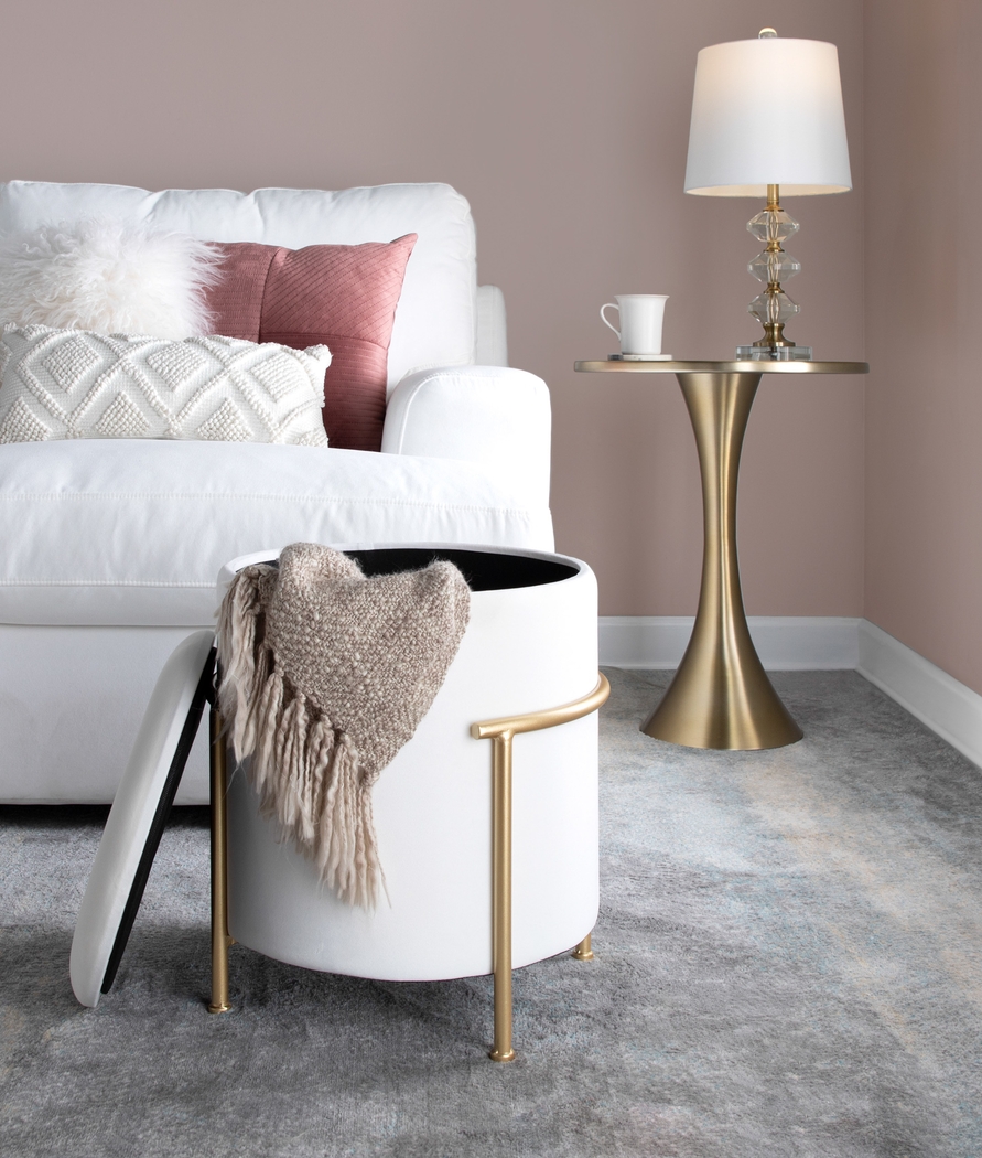 Notlee Cream Ottoman - Thumbnail - Image 3