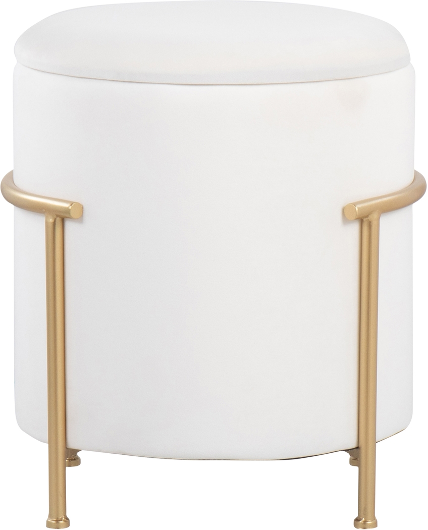 Notlee Cream Ottoman - Thumbnail - Image 5