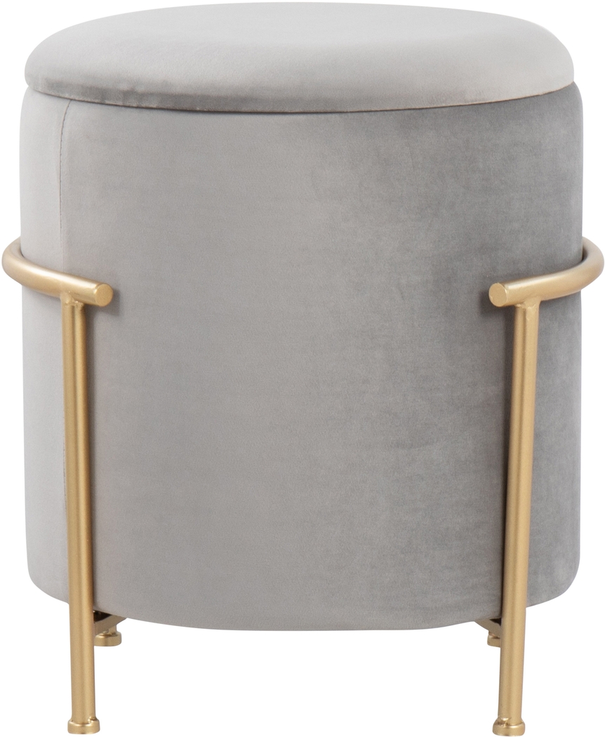 Notlee Silver Ottoman - Thumbnail - Image 5