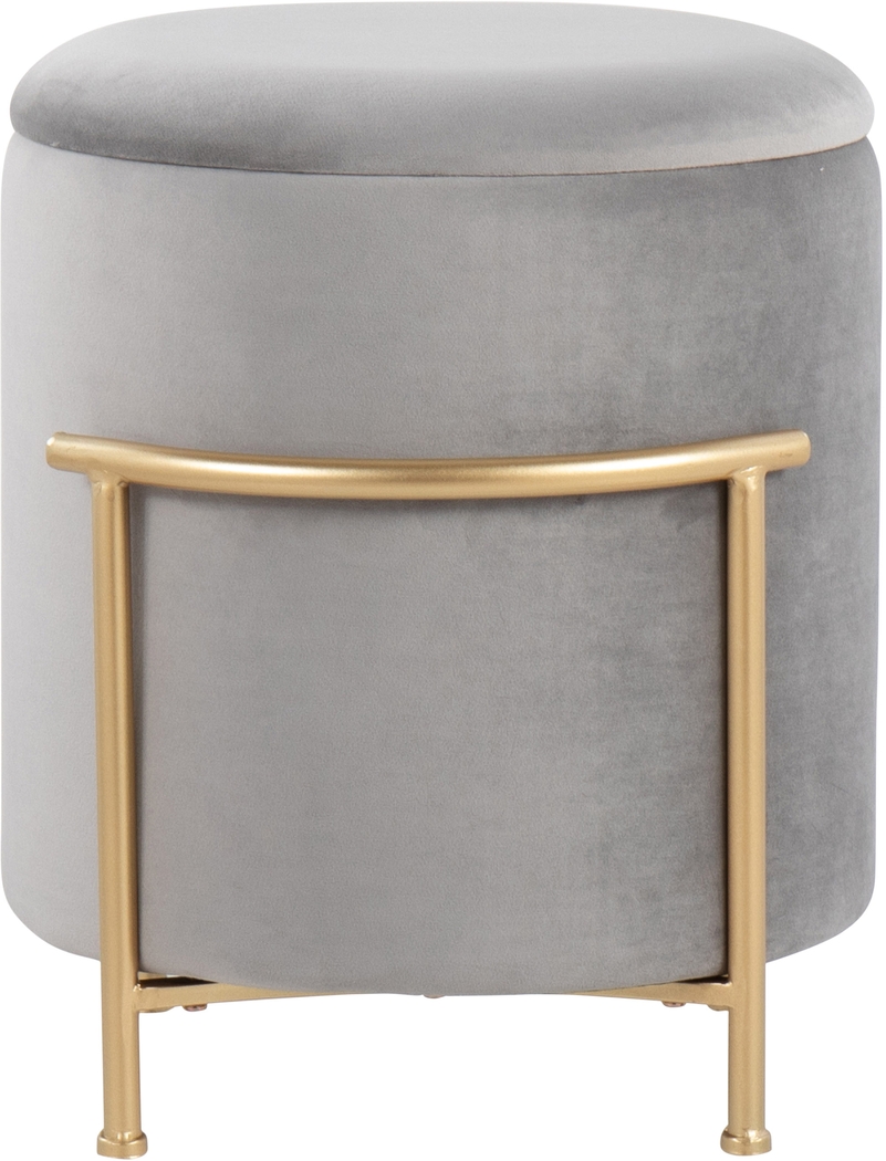 Notlee Silver Ottoman - Thumbnail - Image 8