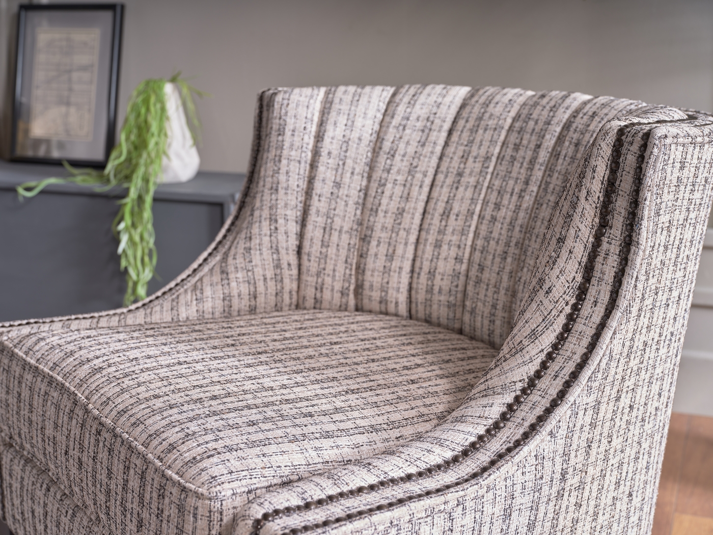 Notley Beige Accent Chair - Thumbnail - Image 7