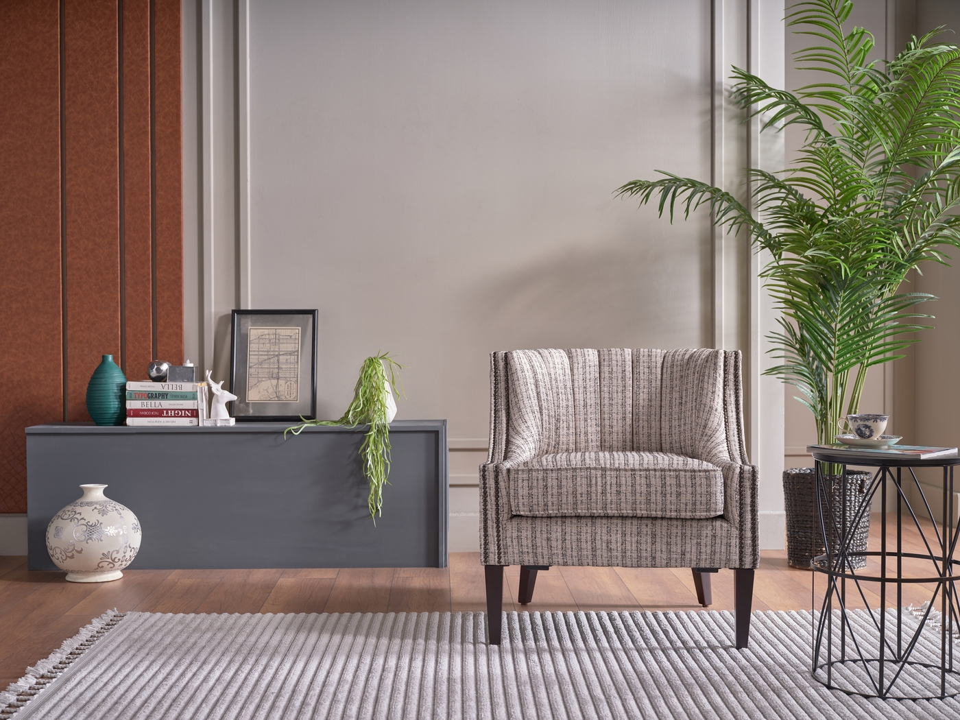 Notley Beige Accent Chair - Thumbnail - Image 10