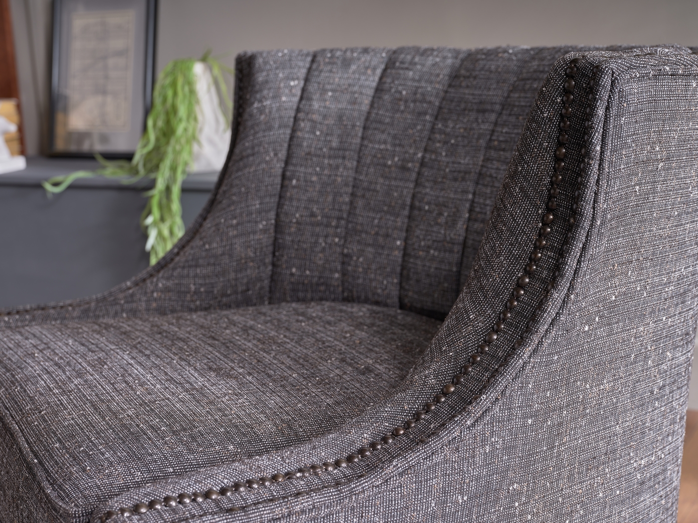 Notley Brown Accent Chair - Thumbnail - Image 7