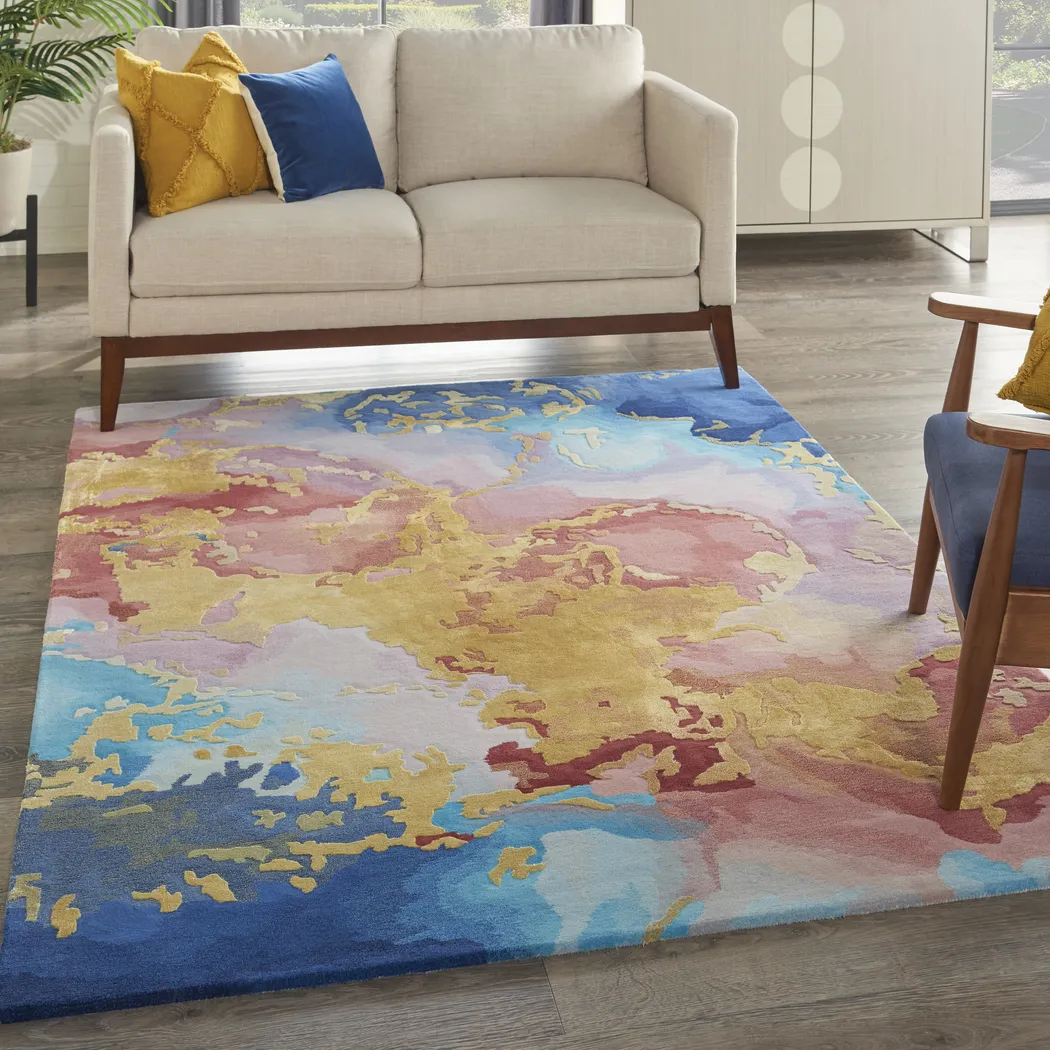 Nova Dusk Multi 3'9 x 5'9 Rug - Thumbnail - Image 2