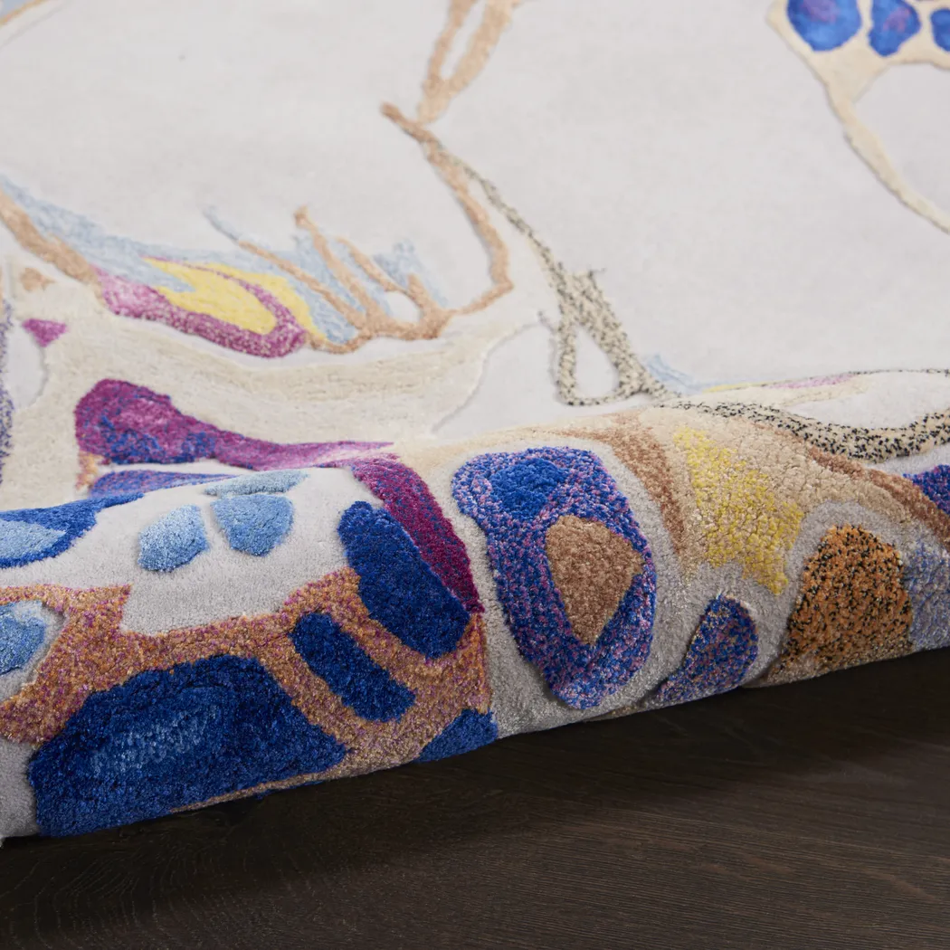 Nova Splash Multi 3'9 x 5'9 Rug - Thumbnail - Image 3
