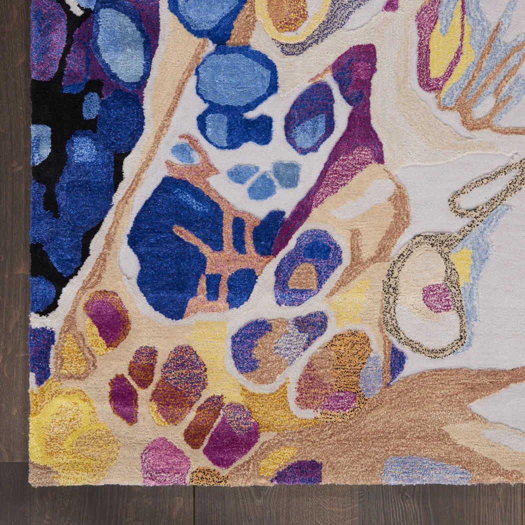 Nova Splash Multi 3'9 x 5'9 Rug - Thumbnail - Image 5